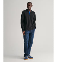 Load image into Gallery viewer, GANT - Reg Contrast Pique LS Rugger, Black