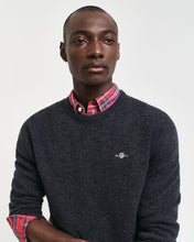 Load image into Gallery viewer, GANT - Extrafine Lambswool C-Neck, Dark Charcoal Melange