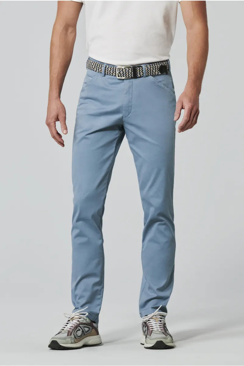 Meyer - Chicago Two-Tone Cotton Stretch, Light Blue