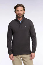 Load image into Gallery viewer, Eden Park - Long Sleeved Stretch Polo, Brown