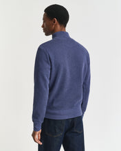 Load image into Gallery viewer, GANT - Sacker Rib Half-Zip, Dark Jeansblue Melange