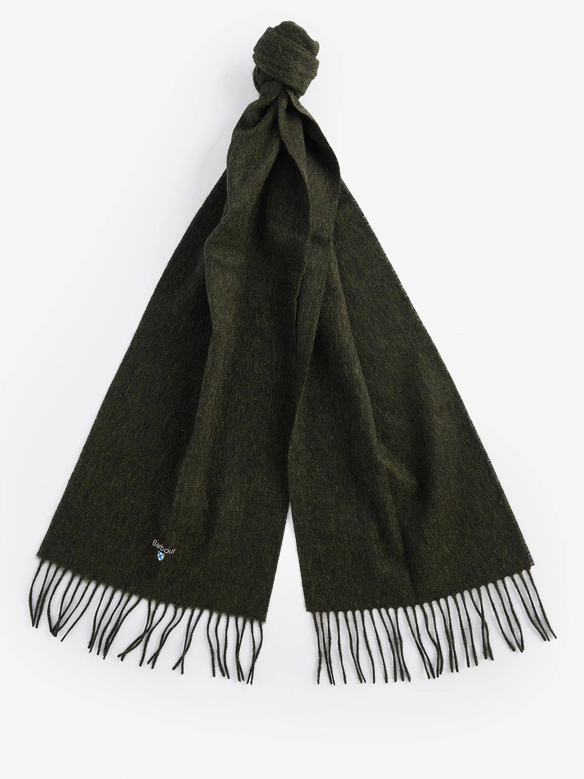 Barbour - Plain Lambswool Scarf, Seaweed