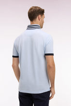 Load image into Gallery viewer, Eden Park - Cotton Contrast Collar Polo Shirt Slim, Light Blue