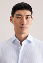 Load image into Gallery viewer, Seidensticker - Slim Fit Business Shirt, Striped Light Blue