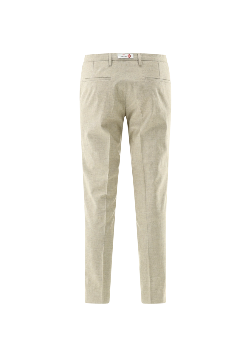 Club of Gents - Paul GC Linen Blend Slim Fit Trouser, Beige
