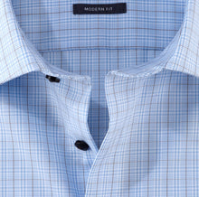Load image into Gallery viewer, Olymp - Luxor Modern Fit Shirt, Blue Check