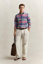 Load image into Gallery viewer, Gant - Reg Indian Madras Check Shirt, Rose Red