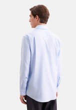 Load image into Gallery viewer, Seidensticker - Regular Fit Business Shirt, Blue Herringbone