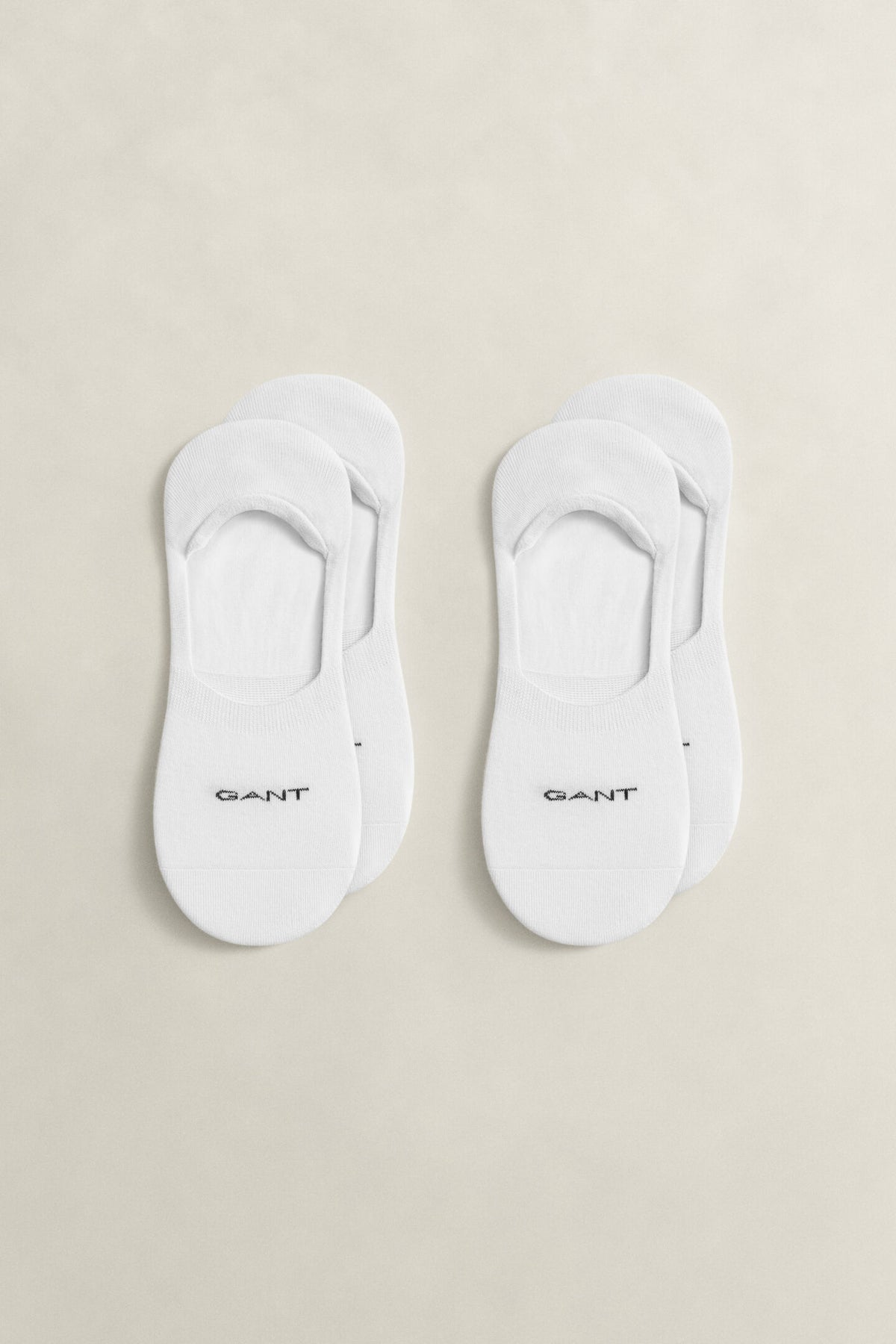 Gant - Invisible Socks 2-Pack, White