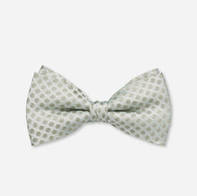 Load image into Gallery viewer, Olymp- Bow Tie/ Pocket Square Silk Pokadot Set, Putty