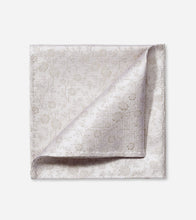 Load image into Gallery viewer, Olymp- Floral Silk Pocket Square, Natural