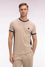 Load image into Gallery viewer, Eden Park - Cotton Short-Sleeved Slim Fit Stretch T-Shirt, Beige