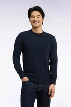 Load image into Gallery viewer, Eden Park - Honeycomb Cotton Round Neck, Navy
