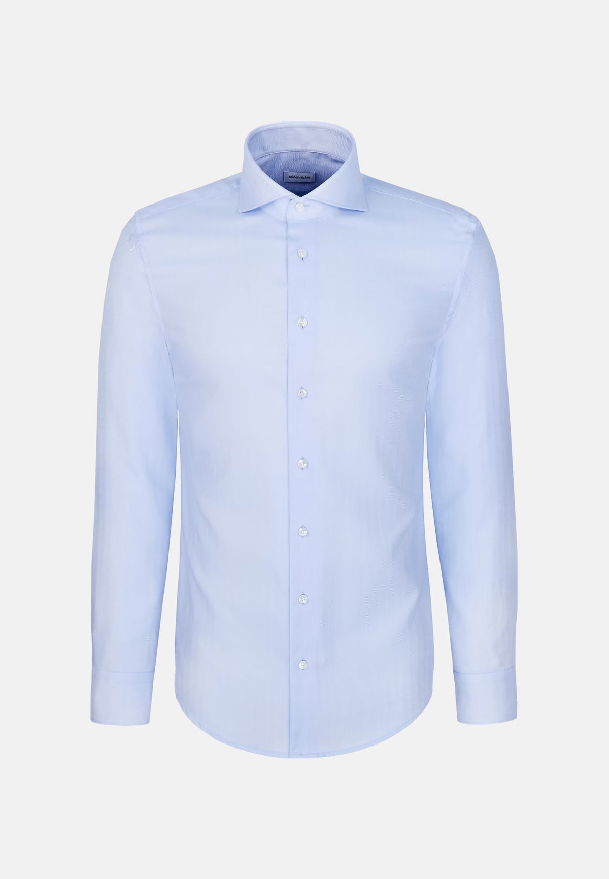 Seidensticker - Regular Fit Business Shirt, Blue Herringbone