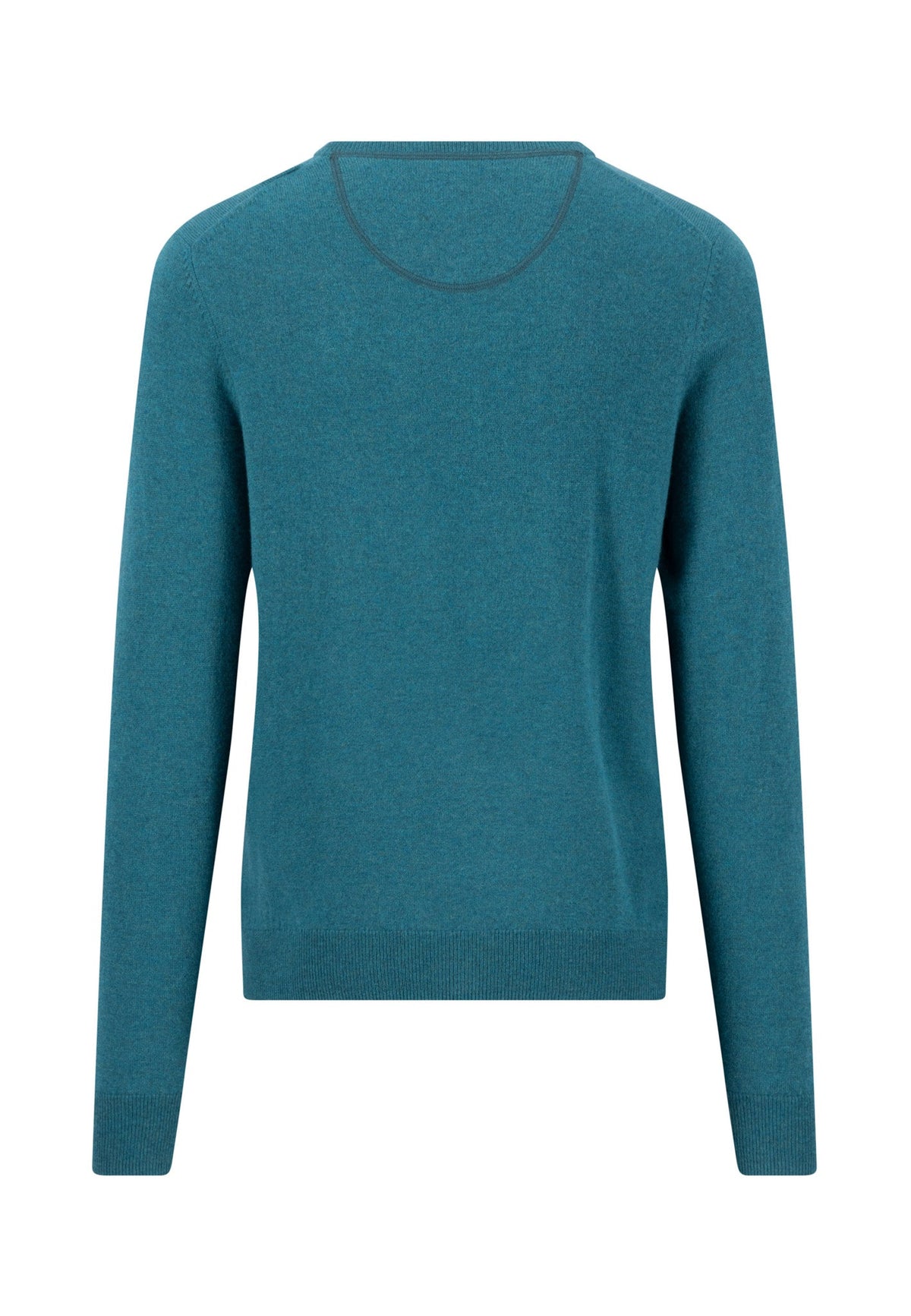 Fynch Hatton - Merino Cashmere Crew Neck, Teal