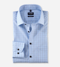 Load image into Gallery viewer, Olymp - Luxor Modern Fit Shirt, Blue Check