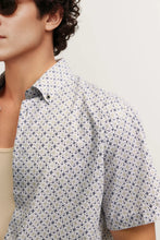 Load image into Gallery viewer, Bugatti - Short-Sleeved Button Down Shirt, Olive Micro-pattern