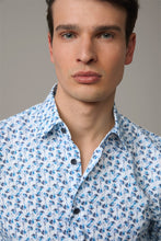 Load image into Gallery viewer, Strellson - Stan-W, Blue Palm Tree Shirt