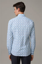 Load image into Gallery viewer, Strellson - Stan-W, Blue Palm Tree Shirt