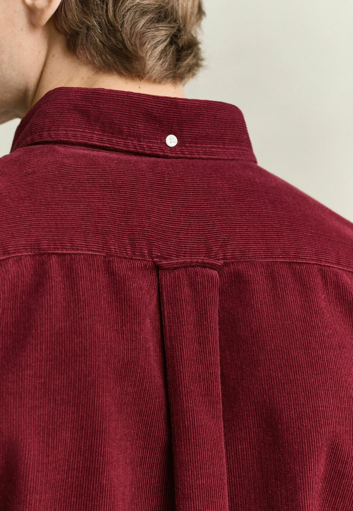 GANT - Cotton Regular Fit Corduroy Shirt, Deep Grape Wine