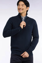 Load image into Gallery viewer, Eden Park - Honeycomb Cotton Quarter-Zip, Navy
