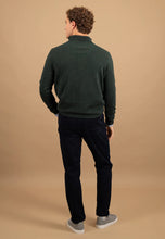 Load image into Gallery viewer, Fynch Hatton - Merino Cashmere, Quarter Zip, Dark Ivy