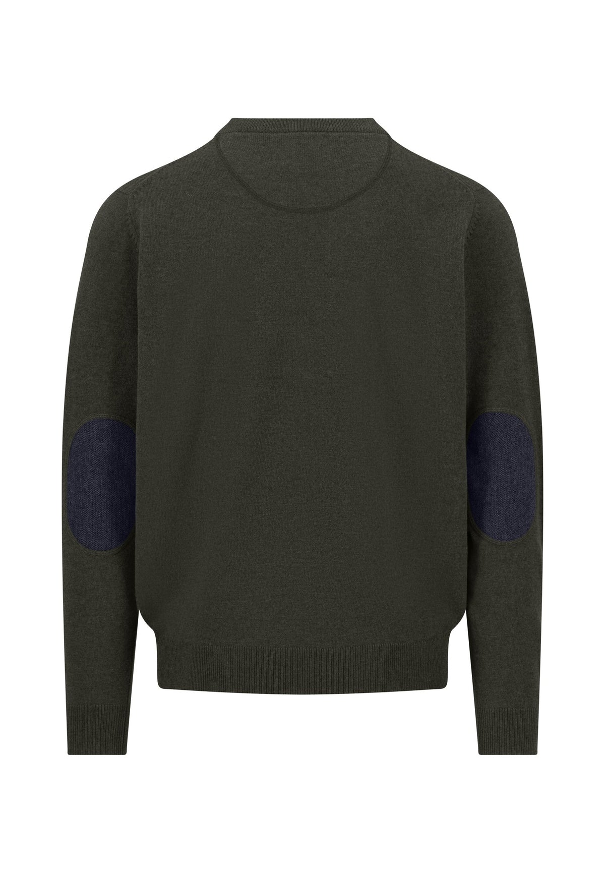 Fynch Hatton - Lambswool Knit Crew Neck, Cypress