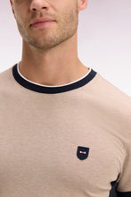 Load image into Gallery viewer, Eden Park - Cotton Short-Sleeved Slim Fit Stretch T-Shirt, Beige