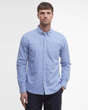 Load image into Gallery viewer, Barbour - Nelson Linen Blend Long-Sleeved Tailored Shirt, Blue