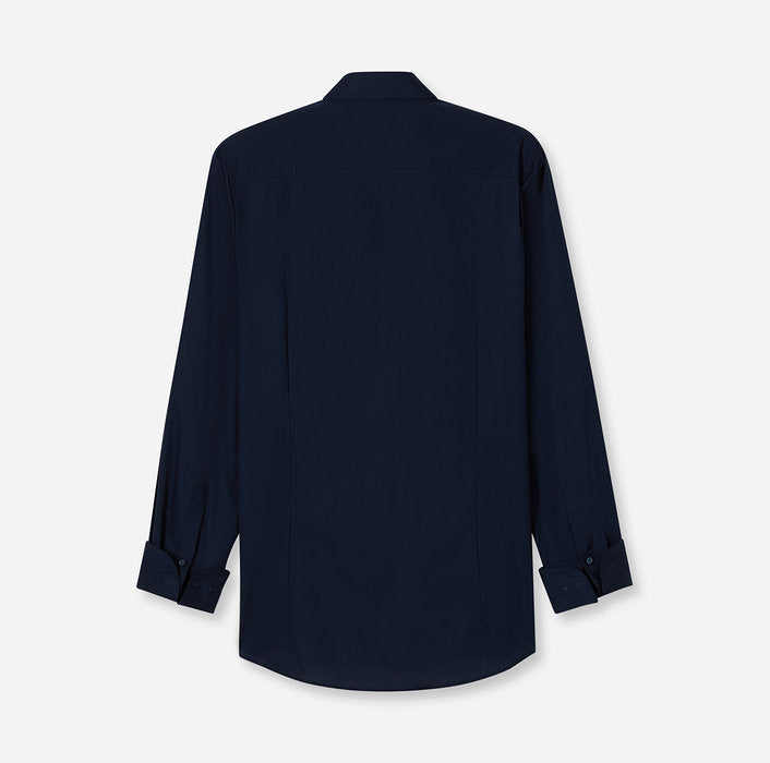 OLYMP - Level Five Body Fit Business Shirt, New York Kent, Cobalt