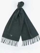 Load image into Gallery viewer, Barbour - Plain Lambswool Scarf, Forest Green