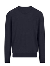Load image into Gallery viewer, Fynch Hatton - Merino Cashmere, Crew Neck, Navy