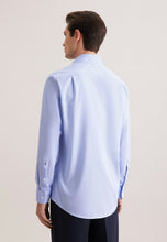 Load image into Gallery viewer, Seidensticker - Regular Fit Business Shirt, Blue Structure