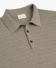 Load image into Gallery viewer, Profuomo - Luxury Ribbed Polo, Beige
