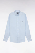 Load image into Gallery viewer, Eden Park - Linen Straight-Cut Shirt, Light Blue