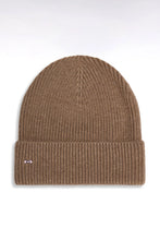 Load image into Gallery viewer, Eden Park - Wool Blend Ribbed Beanie, Coffee Beige