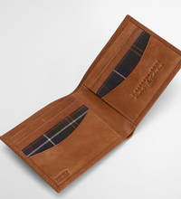 Load image into Gallery viewer, Barbour - Beauly Leather Billfold Wallet Caramel