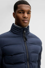 Load image into Gallery viewer, Strellson - Quilted Stand-Up Collar Jacket, Navy
