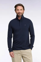 Load image into Gallery viewer, Eden Park - Long Sleeved Stretch Polo, Navy