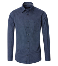 Load image into Gallery viewer, Casa Moda - Kent Casual Fit Shirt, Geometric Dark Navy