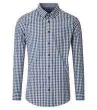 Load image into Gallery viewer, Casa Moda - Casual Fit Shirt, Gingham, Green-Blue