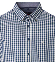 Load image into Gallery viewer, Casa Moda - Casual Fit Shirt, Gingham, Green-Blue