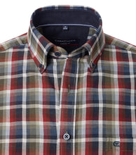 Load image into Gallery viewer, Casa Moda - Casual Fit Long Sleeve Shirt, Tangerine Tango