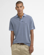 Load image into Gallery viewer, Barbour - Washed Tartan Tailored Fit Pique Polo Shirt - Washed Blue