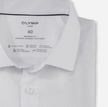 Load image into Gallery viewer, OLYMP - Luxor 24/Seven Business shirt, modern fit, Global Kent, White