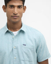 Load image into Gallery viewer, Barbour - Nelson Regular Short-Sleeved Shirt, Light Teal
