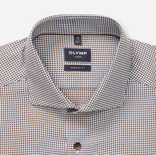 Load image into Gallery viewer, OLYMP - Luxor Modern Fit Business Shirt, Royal Kent, Brown