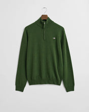Load image into Gallery viewer, GANT- Superfine Lambswool Half Zip, Moss Green (M Only)