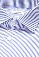 Load image into Gallery viewer, Seidensticker - Regular Fit Business Shirt, Mid-Blue Striped
