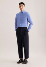 Load image into Gallery viewer, Seidensticker - Regular Fit Business Shirt, Mid-Blue Print